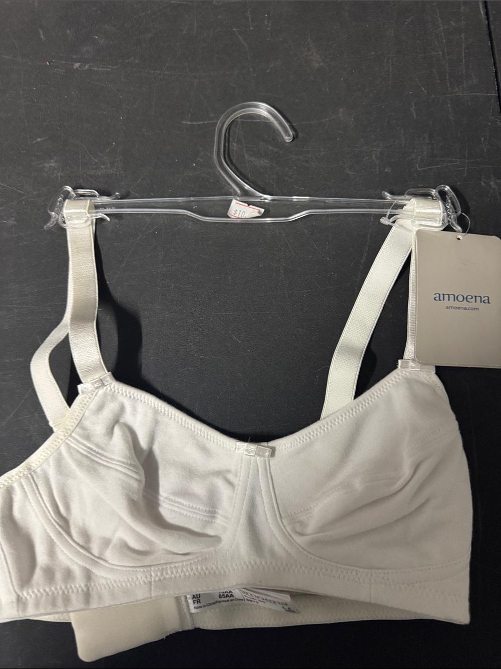 Amoena White Soft Support Post-Surgery Bra